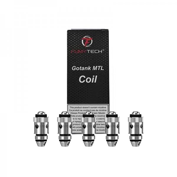 Coils Gotank MTL BVC 0.7/1.8Ω (5pcs) - Fumytech
