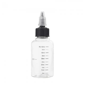 Graduated bottle with measuring cap 50ml