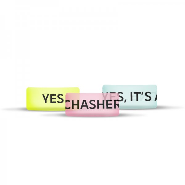 Vape Band Phosphorescent 22-24mm (10pcs) Couleurs Aleatoires