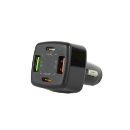 [Echantillon] Chargeur Rapide Voiture 4 Ports - BK365-2PD (Noir)