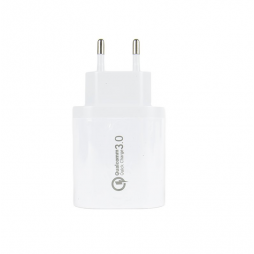 Adaptateur Secteur/USB 3 port 2,1A 5V Fast Charge 3.0 - BK373 (Blanc)
