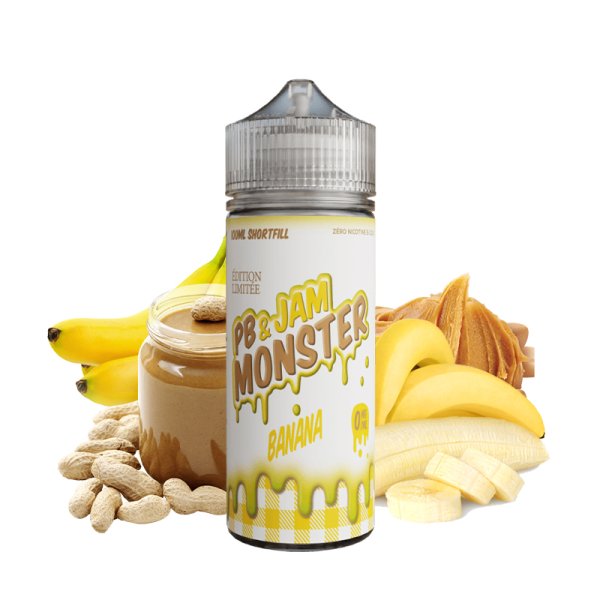 [Destockage] Banana 0mg 100ml - PB & Jam Monster by Monster Vape Labs