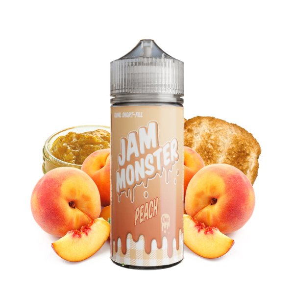 [Destock] Peach 0mg 100ml - Jam Monster by Monster Vape Labs