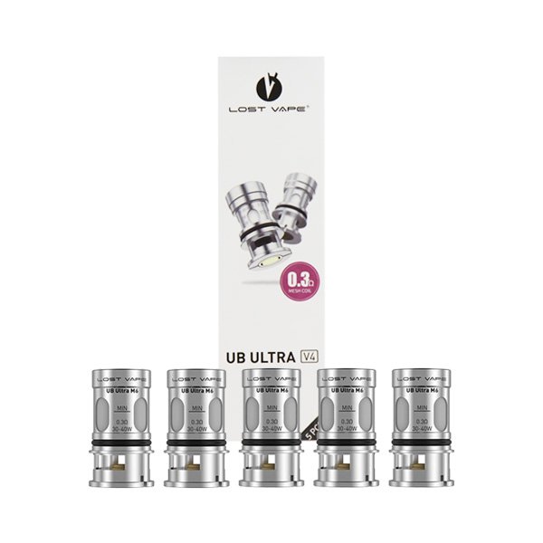 Résistances UB Ultra V4 0.15/0.2/0.3Ω (5pcs) - Lost Vape