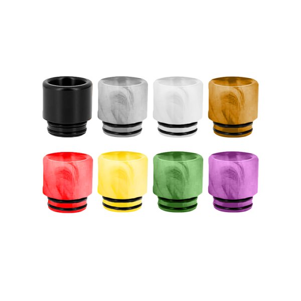 Drip Tip 810 Résine Kit A2 (8pcs) (Couleur Aléatoire) - ReeWape