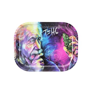 Plateau Einstein Fer Blanc (18x14x1.5cm)