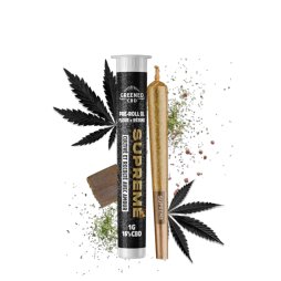 Pre-roll Suprême (Fleur & Résine) 15% CBD (20pcs) - Greeneo