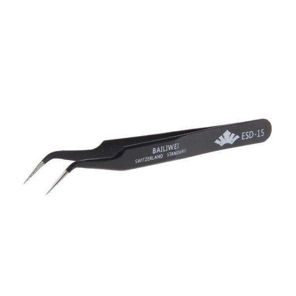 Precision elbow tweezer ESD-15