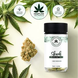 Skunk CBD Flower (12g) - Hempline