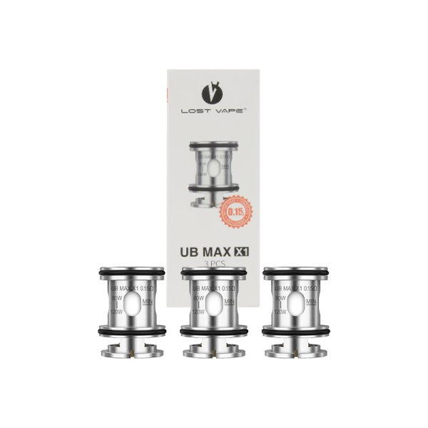 Résistances UB Max V2 0.15/0.2/0.3/0.4Ω (3pcs) - Lost Vape
