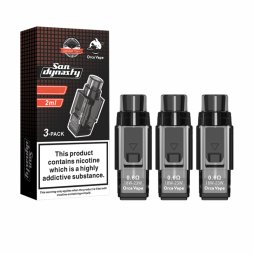Cartouches San Dynasty 0.6/0.8Ω 2ml (3pcs) - Gerobak Vaper X Orca Vape
