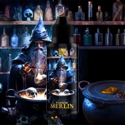 Potion Merlin (Violette/Fruit du dragon/Grenade/Limonade) 0mg 100ml - Tribal Force