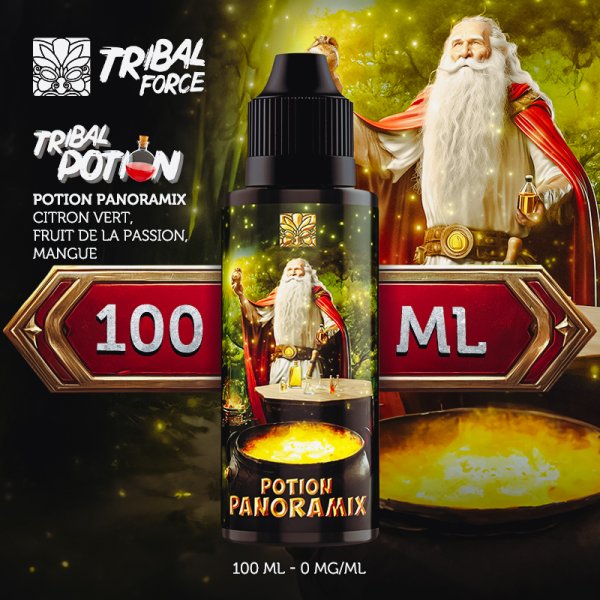 Potion Panoramix (Passion/Lime/Mango) 0mg 100ml - Tribal Force