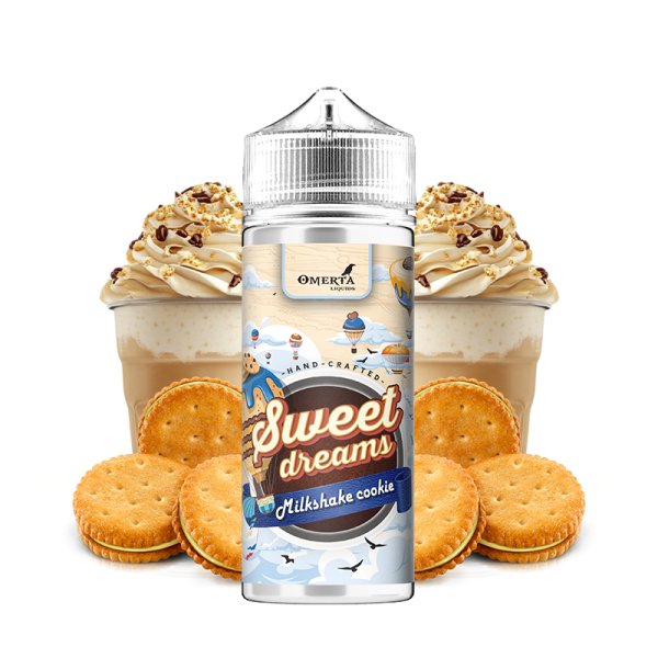 Milkshake Cookie 0mg 100ml - Sweet Dreams by Omerta Liquids