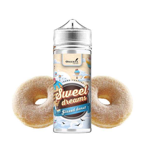 Glazed Donut 0mg 100ml - Sweet Dreams by Omerta Liquids