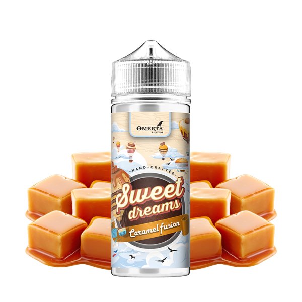 Caramel Fusion 0mg 100ml - Sweet Dreams by Omerta Liquids
