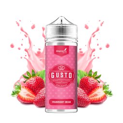 Strawberry Cream 0mg 100ml - Gusto by Omerta Liquids