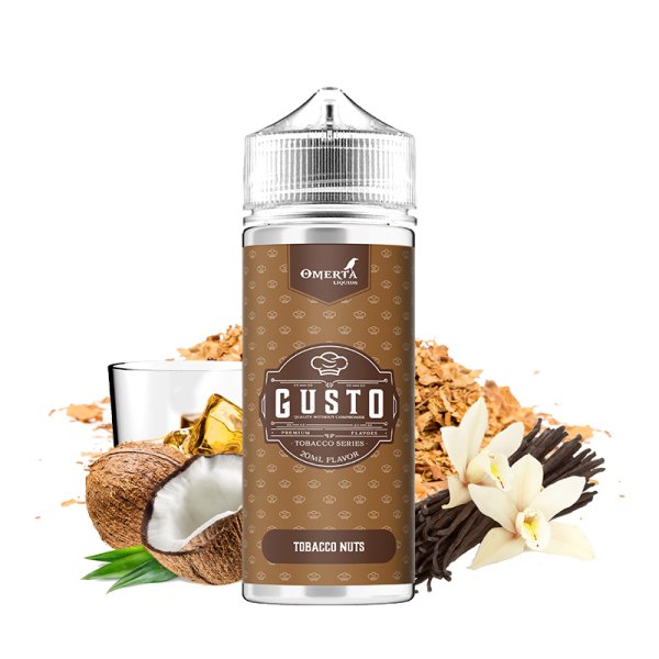 Tobacco Nuts 0mg 100ml - Gusto by Omerta Liquids