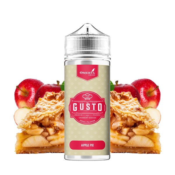 Apple Pie 0mg 100ml - Gusto by Omerta Liquids
