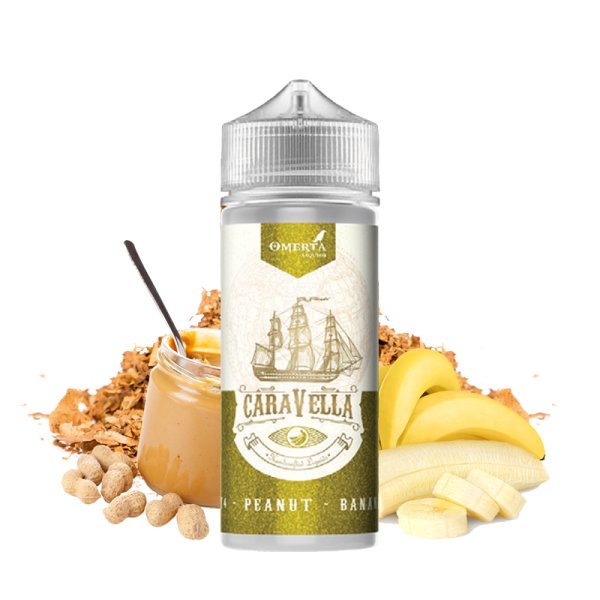RY4 Peanut Banana 0mg 100ml - Caravella by Omerta Liquids