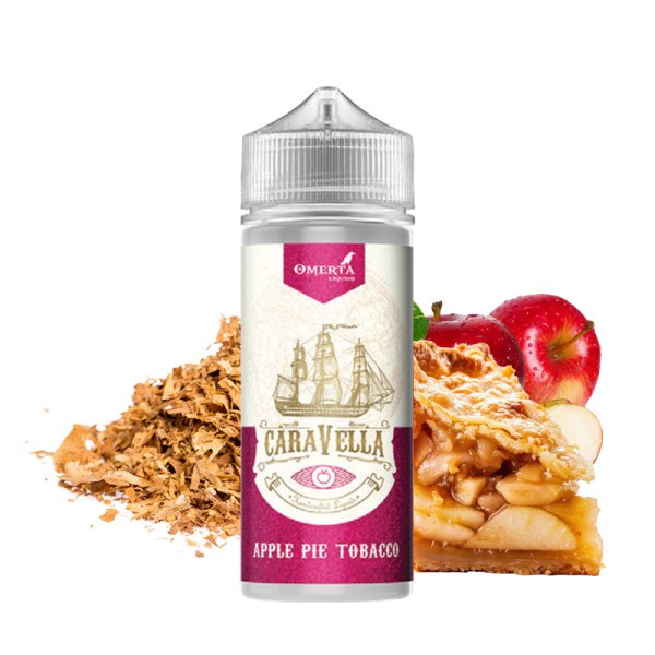 Apple Pie Tobacco 0mg 100ml - Caravella by Omerta Liquids
