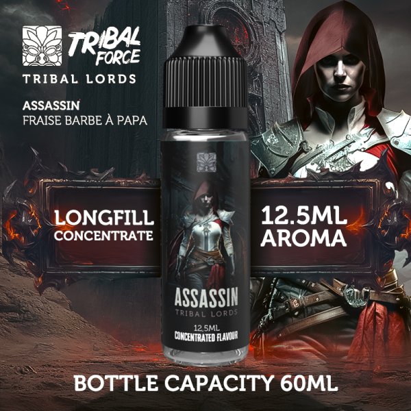 Long Fill (Concentrated Aroma) Assassin 12.5/60ml - Tribal Lords by Tribal Force
