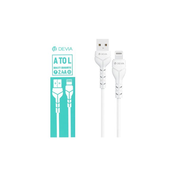 USB-A to Lightning 2.4A Eco-Friendly Charging Cable - Kintone Series by DEVIA