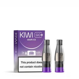 Pre-filled Cartridges Kiwi Go+ 0mg (2pcs) - Kiwi Vapor