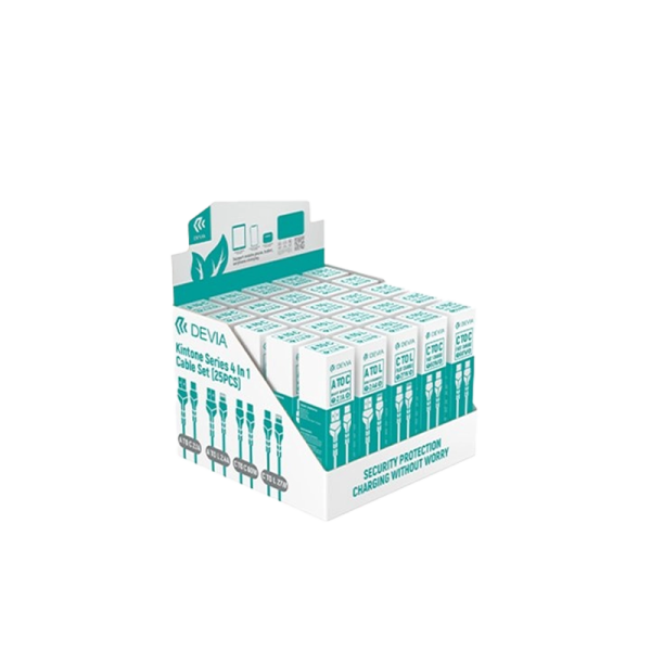 [Pack] Eco-Friendly Charging Cable Set (25pcs) - Kintone Series by DEVIA