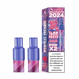 Cartouches Pré-Remplies 17mg (2pcs) - Wpuff 2.0 by Liquideo