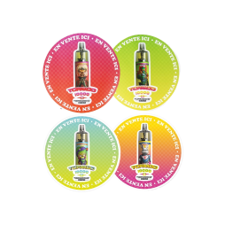 [PLV] Autocollant Circulaire FR (Couleur Aléatoire) (1pc) - Tornado 10000