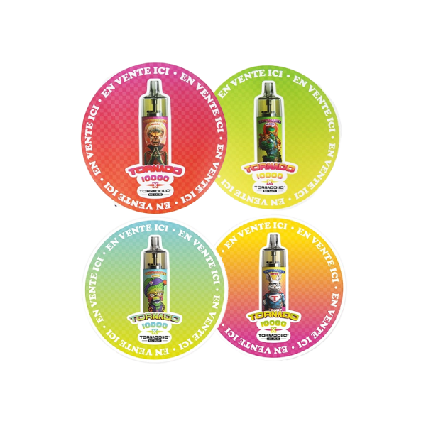 Sticker Circular FR (Random Colors) (1pcs) - Tornadoliq