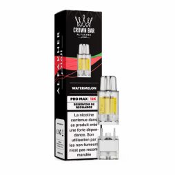 Cartouche Pré-remplie Pro Max 12k 20mg 10+2ml (1pcs) - Crown Bar by Al Fakher