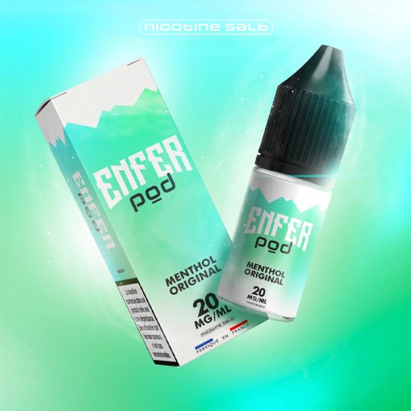 Menthol Original Nic Salt 10ml - ENFER POD by ENFER