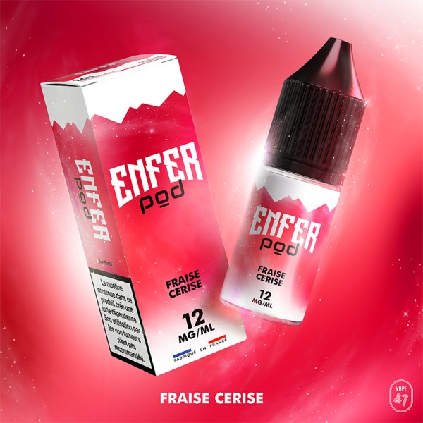 Fraise Cerise 10ml - ENFER POD by ENFER