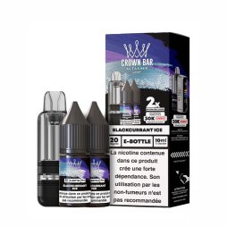 Cartouche Cubic 30k 10+2ml (1pcs) + E-liquides 20mg 10ml (2pcs) - Crown Bar by Al Fakher