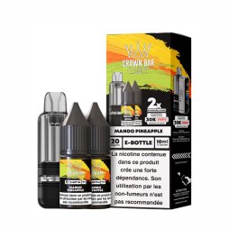 Cartouche Cubic 30k 10+2ml (1pcs) + E-liquides 20mg 10ml (2pcs) - Crown Bar by Al Fakher