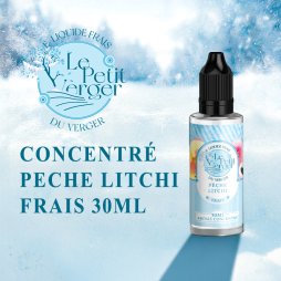 Concentré Peche Litchi Frais 30ml - Le Petit Verger by Savourea