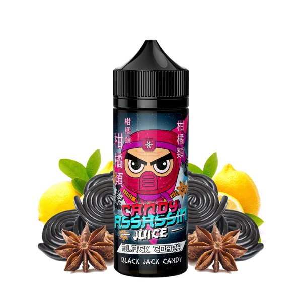 Black Cobra 0mg 100ml - Candy Assassin Juice by Fantasi