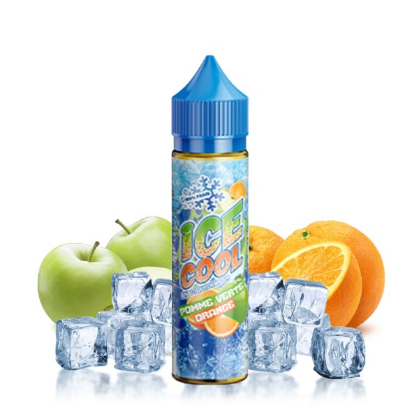 Pomme Verte Orange 0mg 50ml - Ice Cool by Liquidarom