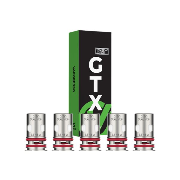 Coils GTX-4 Dual Mesh 0.15/0.2/0.3Ω (5pcs) - Vaporesso