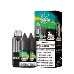 Cartouche Cubic 30k 10+2ml (1pcs) + E-liquides 20mg 10ml (2pcs) - Crown Bar by Al Fakher