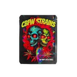 Zombie & Skull Snap-Closing Pouch 12.5x9.5cm