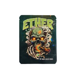 Pochette à Fermeture Pression Zombie & Skull 12.5x9.5cm