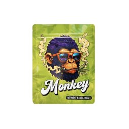 Gorilla & Monkey Snap-Closing Pouch 12.5x9.5cm
