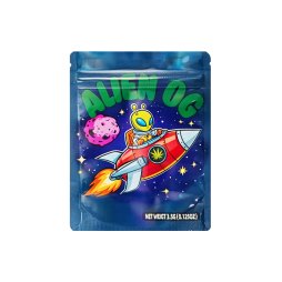 Space & Alien Snap-Closing Pouch 12.5x9.5cm