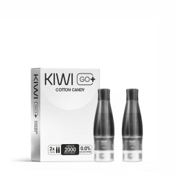 Cartouches Pré-remplies Kiwi Go+ 0mg (2pcs) - Kiwi Vapor
