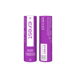 Rechargeable Battery 18650 3000mAh 35A 3.7 (2pcs) - Efest