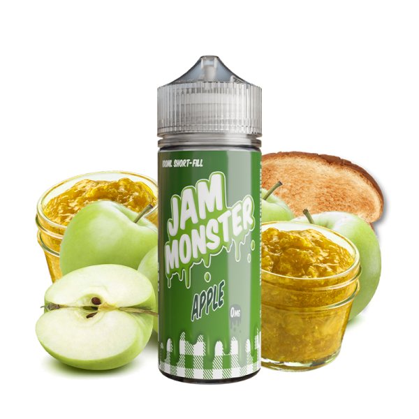 [Destock] Apple 0mg 100ml - Jam Monster by Monster Vape Labs