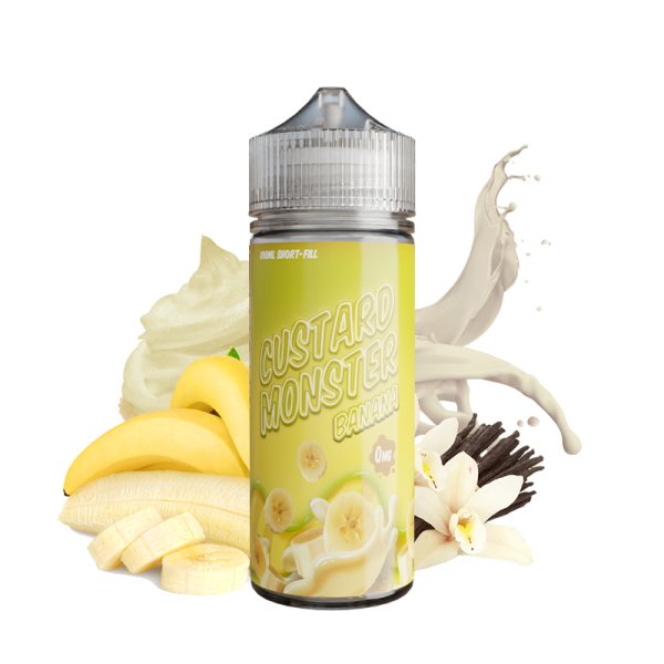 Banana Custard 0mg 100ml - Custard Monster by Monster Vape Labs